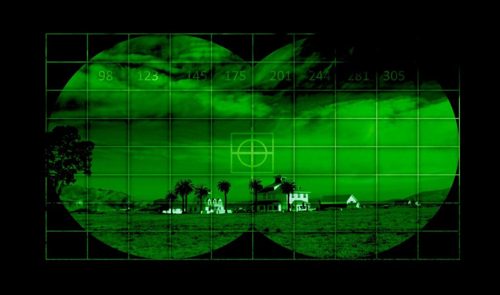 how far can night vision see