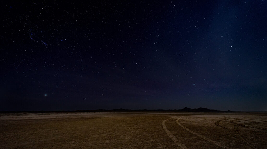 A View of the Desert that could use Quad Night Vision Goggles